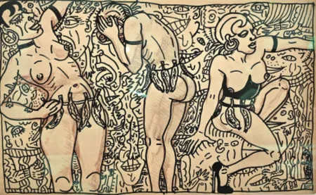 Multiplo Combas - Tournant, tournant, délirants, la danseuse multipliée en délire de Joséphine