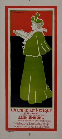 Manifesti Combaz - La libre Esthétique. 1896