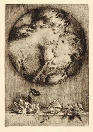 Acquaforte Conconi - AMOR MATERNO