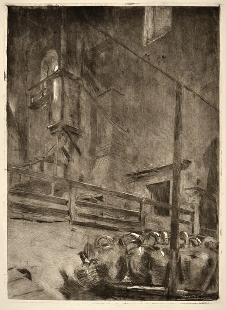 Acquaforte Conconi - LA CASA DEL MAGO (THE HOUSE OF THE MAGICIAN)