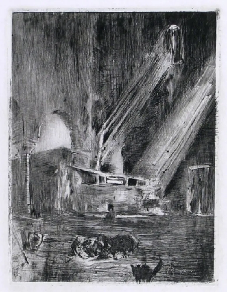 Incisione Conconi - LE STREGHE (The witches) 