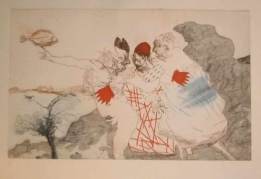 Acquaforte E Acquatinta Condé -  Fiesta catalana 