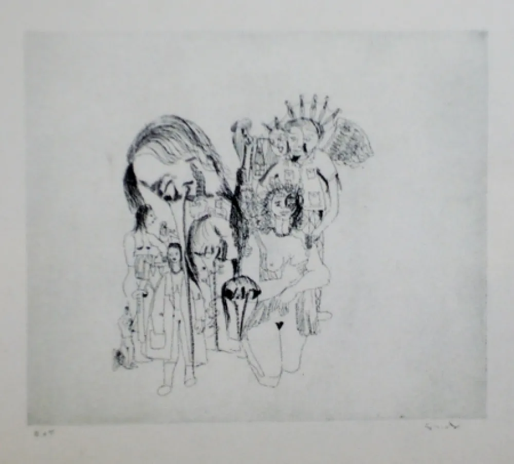 Acquaforte E Acquatinta Condo - More sketches of Spain-For Miles Davis 5