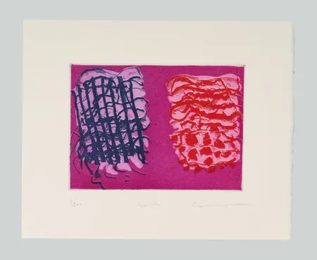 Incisione Consagra - Composizione