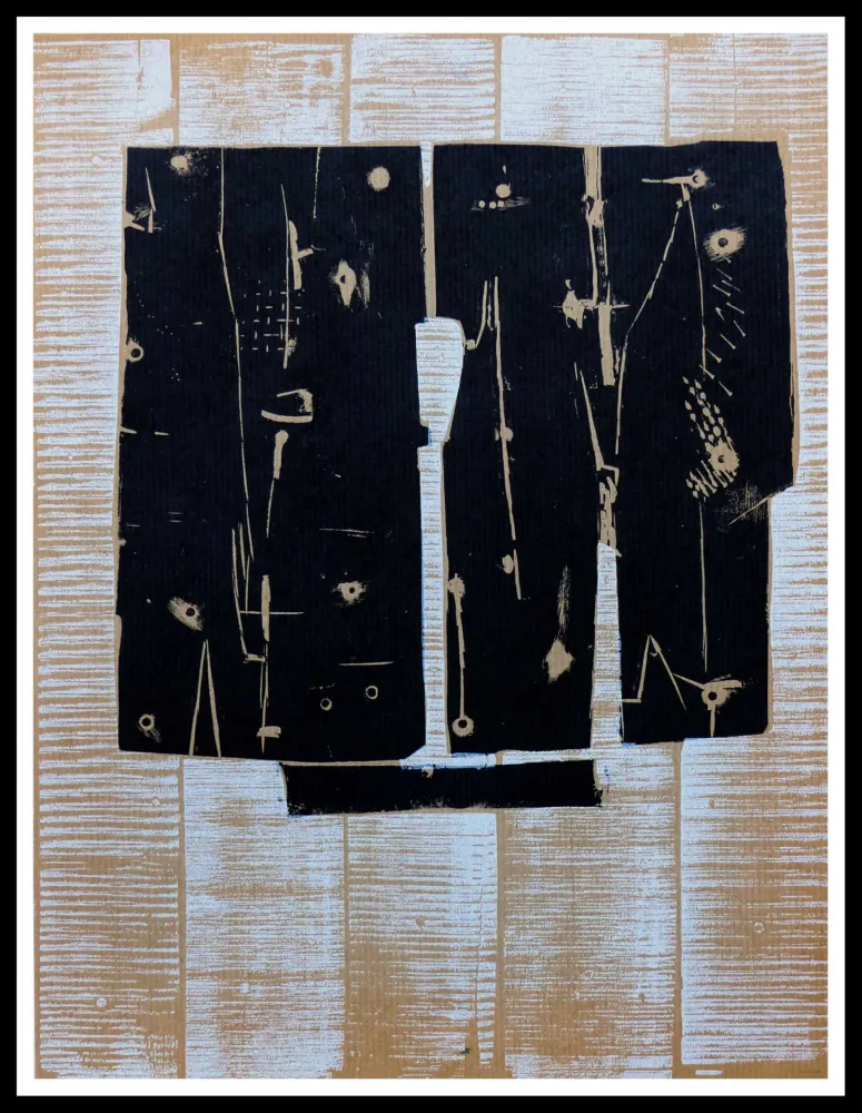 Incisione Su Legno Consagra - GRAVURE SUR BOIS 