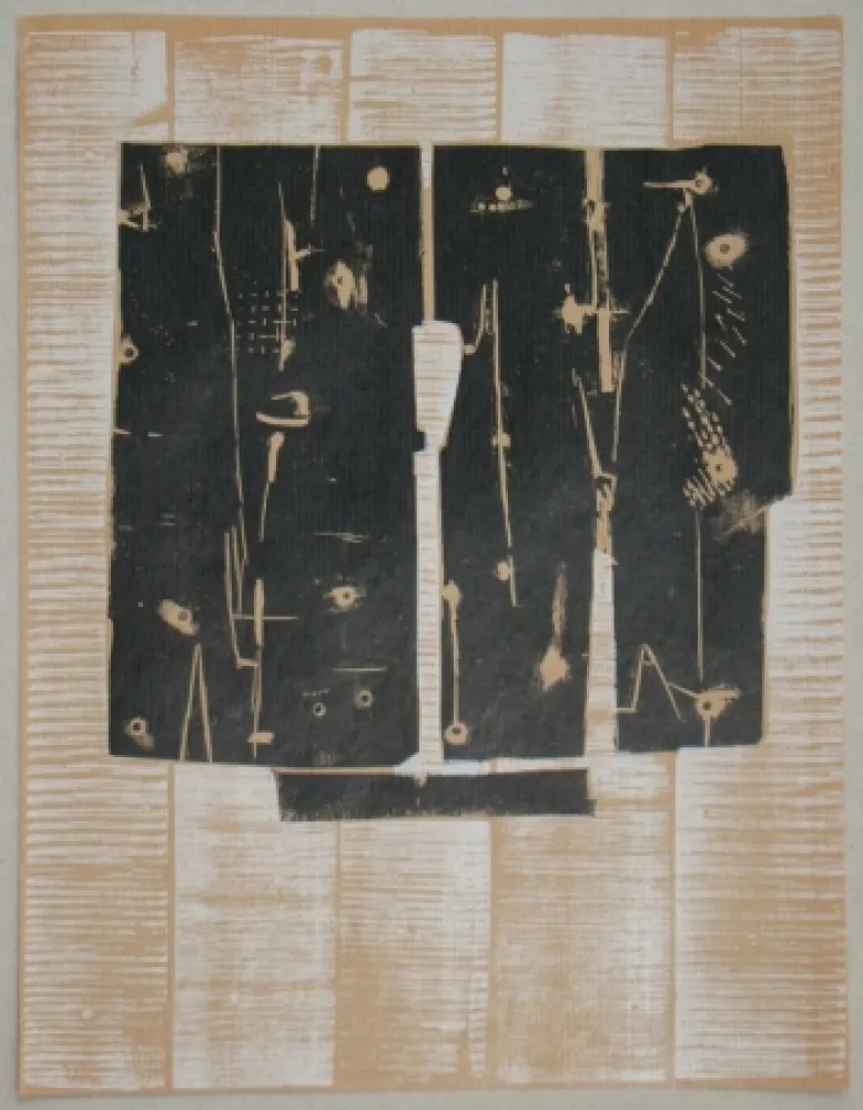 Incisione Su Legno Consagra - Gravure sur bois pour XXe Siècle