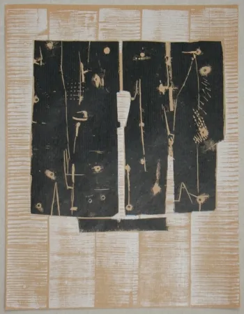 Incisione Su Legno Consagra - Gravure sur bois pour XXe Siècle