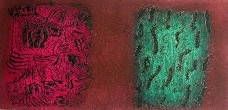 Acquaforte E Acquatinta Consagra - Senza titolo