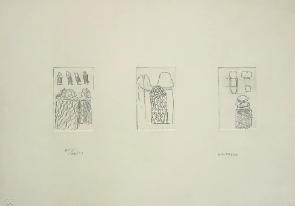 Incisione Consagra - Senza titolo