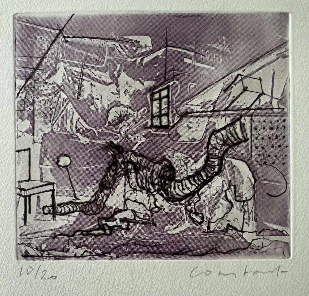 Incisione Constant - Accident - Gravure n° 10/20