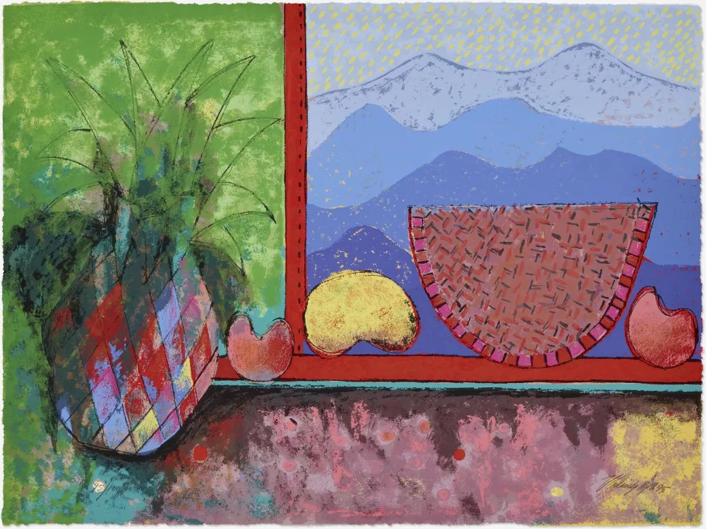 Serigrafia Cora - Still life with watermelon