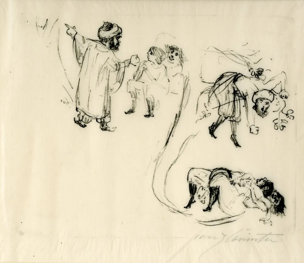 Litografia Corinth - Illustration zu 1001 Nacht