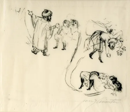 Litografia Corinth - Illustration zu 1001 Nacht