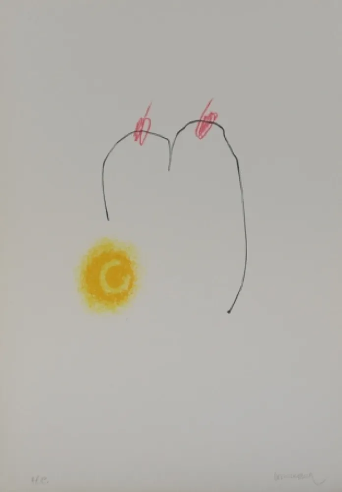 Litografia Cormenzana - Pas de dansa 2