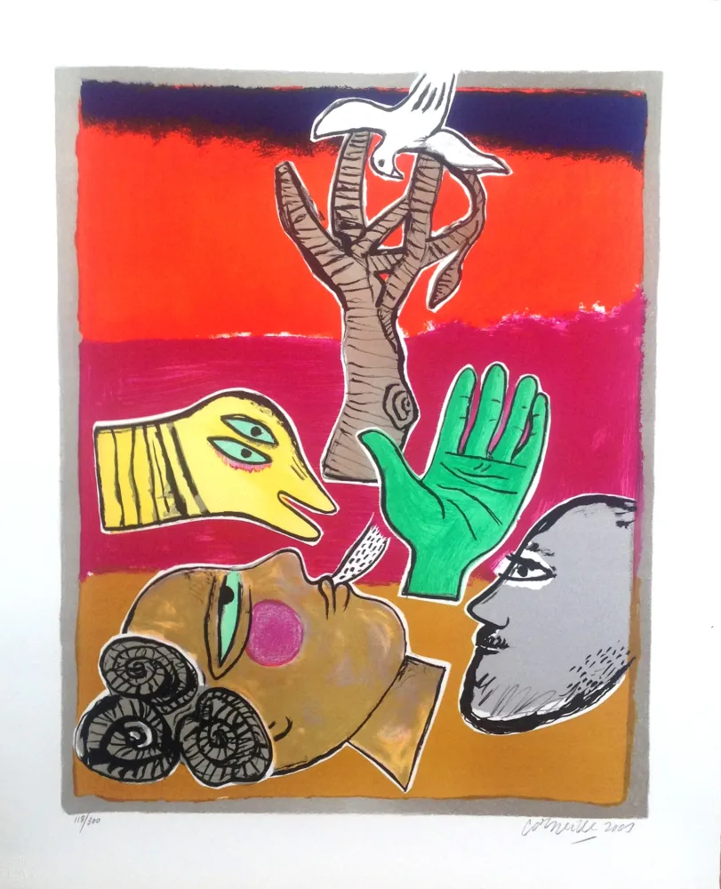 Litografia Corneille - Album 12 mois de l'année 