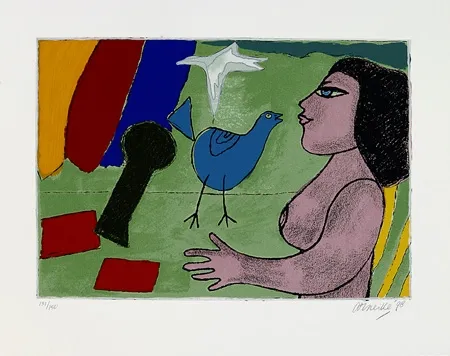 Serigrafia Corneille - Allégresse