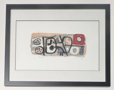 Grafica Numerica Corneille - April in jazz , 1951, AO 42/90, encadré