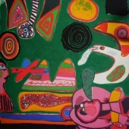 Litografia Corneille - Bain de Soleil