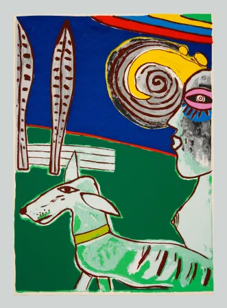 Serigrafia Corneille - Composizione