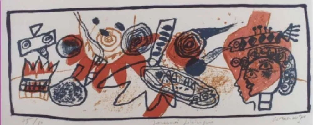 Litografia Corneille - Journee feerique