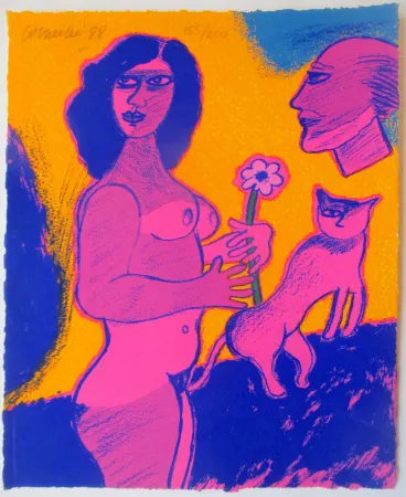 Serigrafia Corneille - La Sensualité du Sensible II