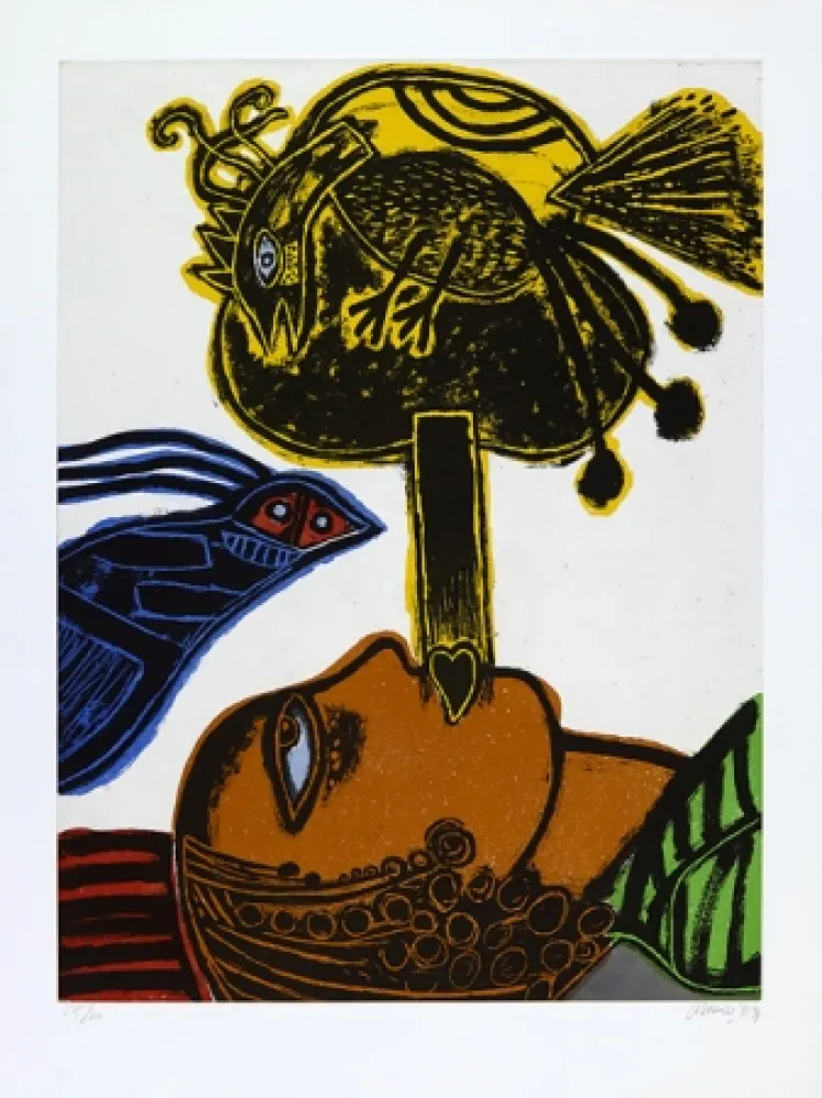 Acquatinta Corneille - L’africaine.