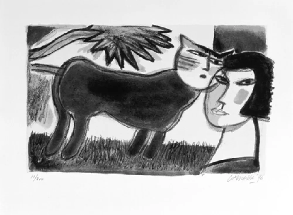 Serigrafia Corneille - L'amour au jour le jour 4