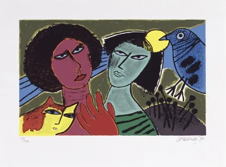 Serigrafia Corneille - L'amour au jour le jour 7