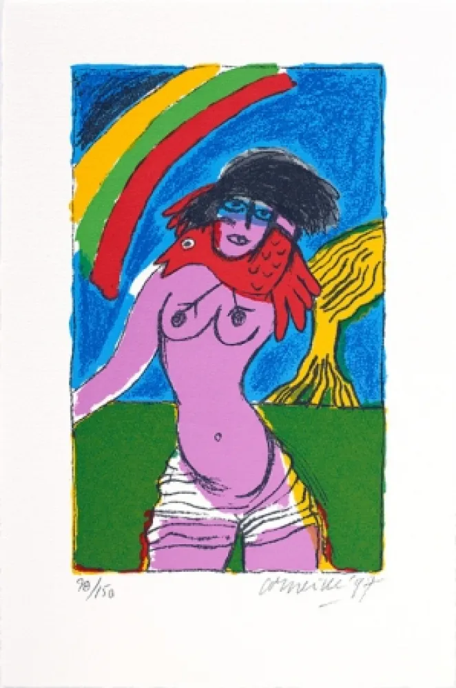 Serigrafia Corneille - L'amour au jour le jour II