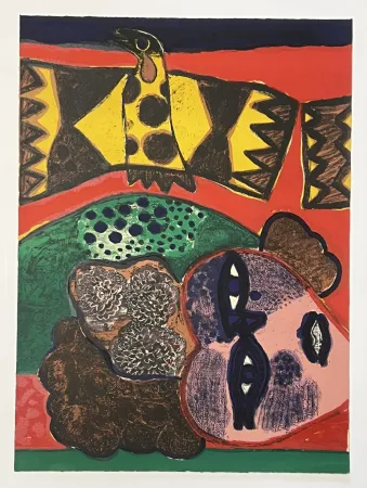 Litografia Corneille - Lithographie ancienne La belle de jadis, 1972