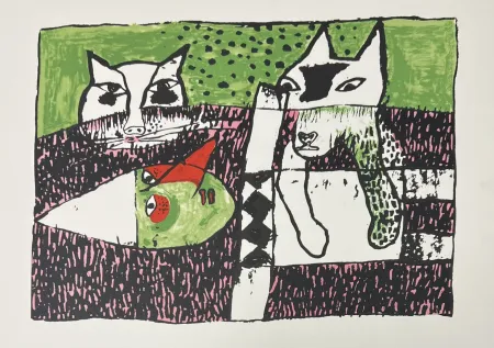 Litografia Corneille - Lithographie Pinocchio, 2001