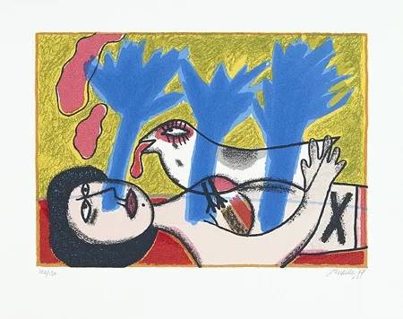 Serigrafia Corneille - L'oiseau des songes