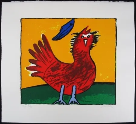 Litografia Corneille - Oiseau hollandais