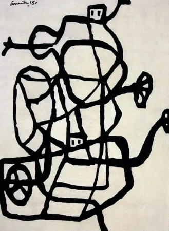 Multiplo Corneille - Tapis rectangle Cobra 1951  - Tapis d'artiste avec certificat