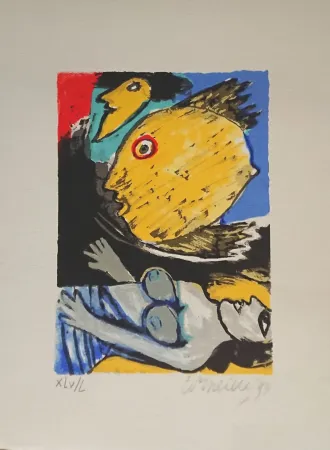 Litografia Corneille - '' Un Rêve ''