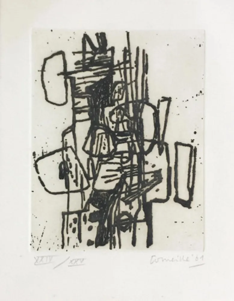 Incisione Corneille - Untitled XIX