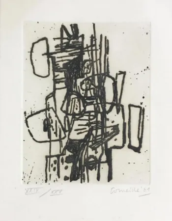 Incisione Corneille - Untitled XIX