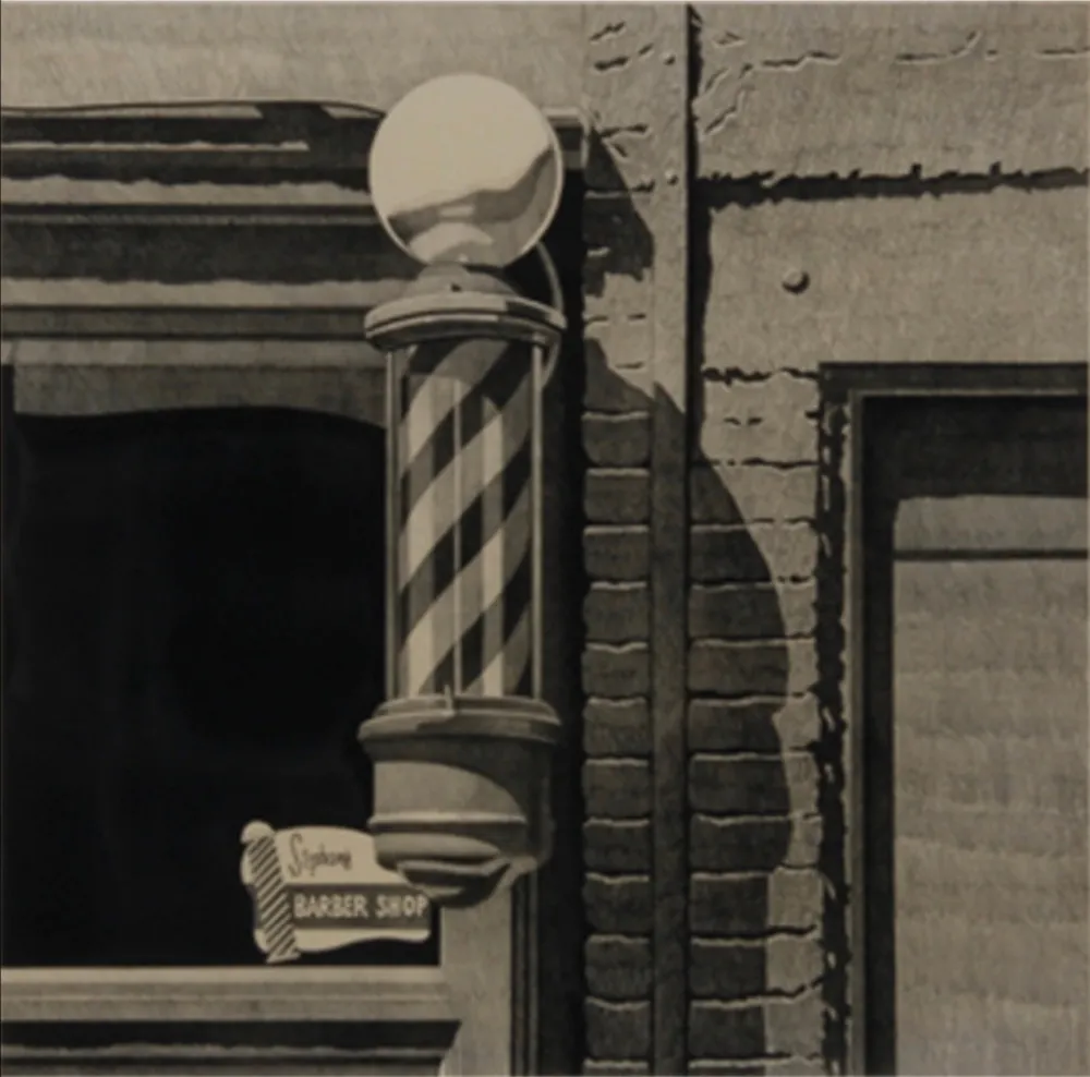 Litografia Cottingham - Barber Shop