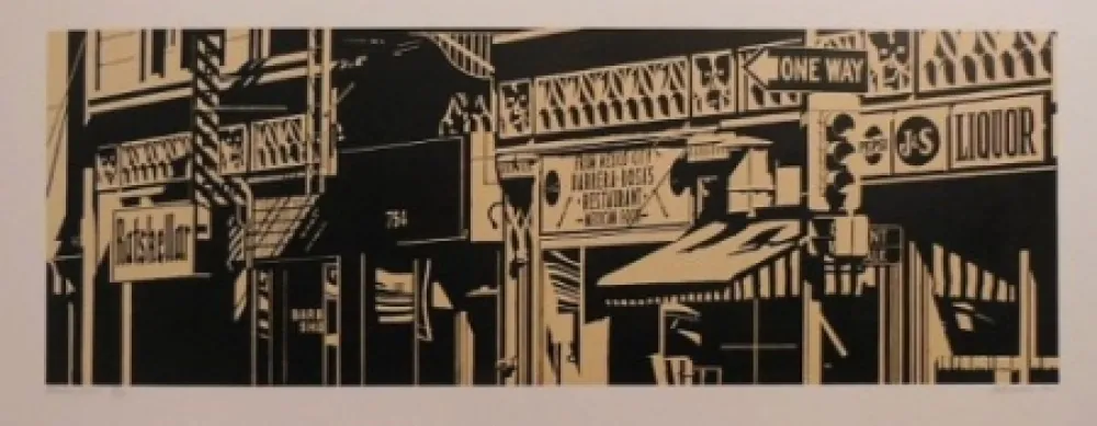 Linoincisione Cottingham - Barrera-Rosa's