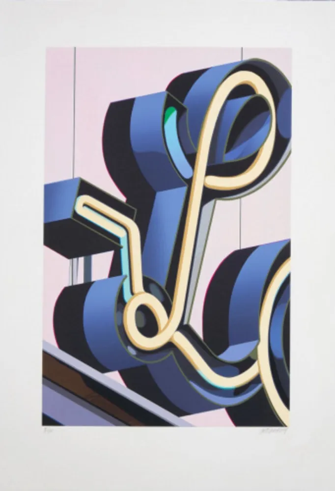 Litografia Cottingham - L (from An American Alphabet)