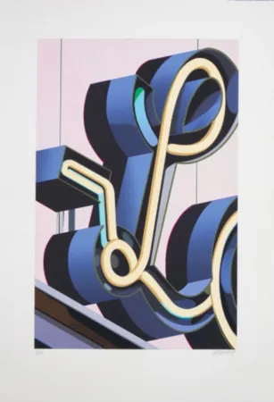 Litografia Cottingham - L (from An American Alphabet)