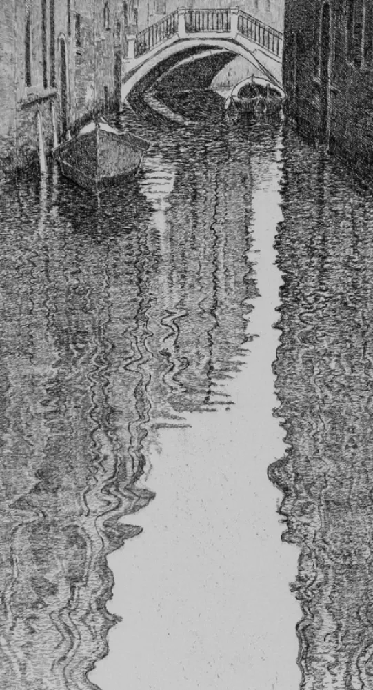 Acquaforte Cotugno  - Riflessi veneziani