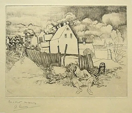 Acquaforte Courmes - Sans titre