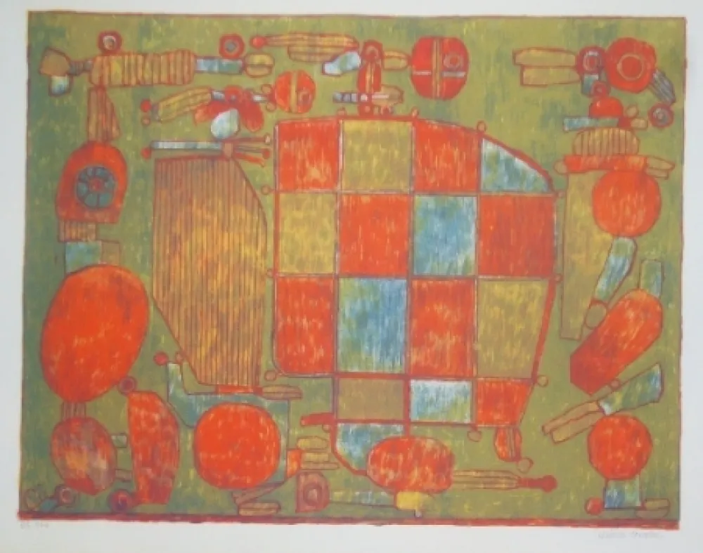 Litografia Courtin - Parent du côté gauche