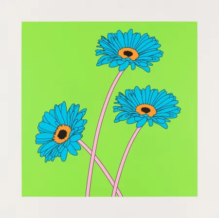 Serigrafia Craig-Martin - Gerberas