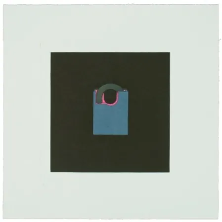 Incisione Craig-Martin - The Catalan suite I - Padlock