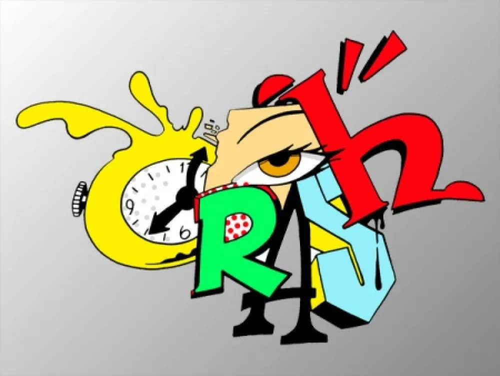 Serigrafia Crash - Clock 2