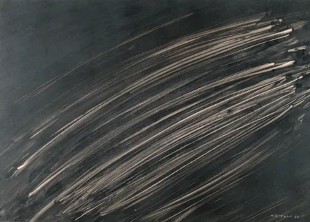 Non Tecnico Criton - Technique mixte sur papier marouflée sur toile. 