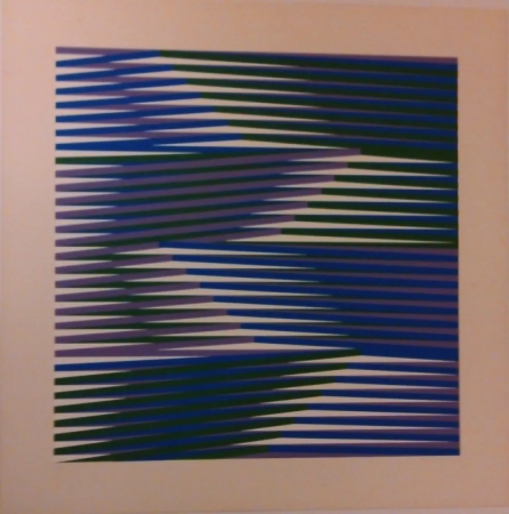 Serigrafia Cruz-Diez - Composition 