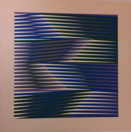 Serigrafia Cruz-Diez - Composition 